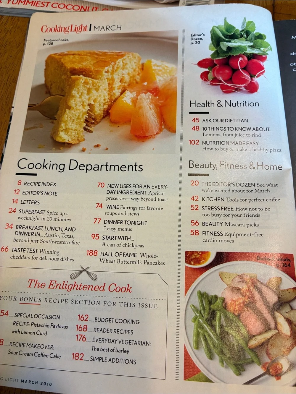 Lot of four vintage Cooking Light Magazines